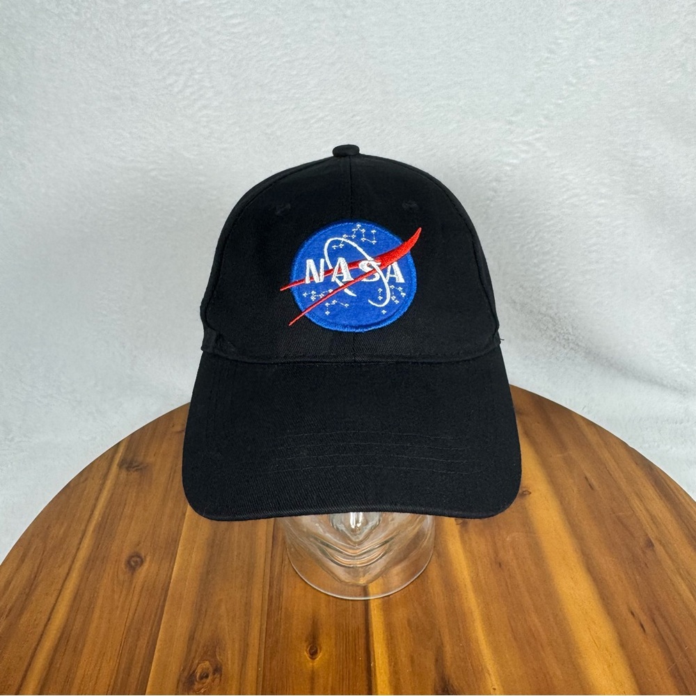 NASA Black Baseball Cap